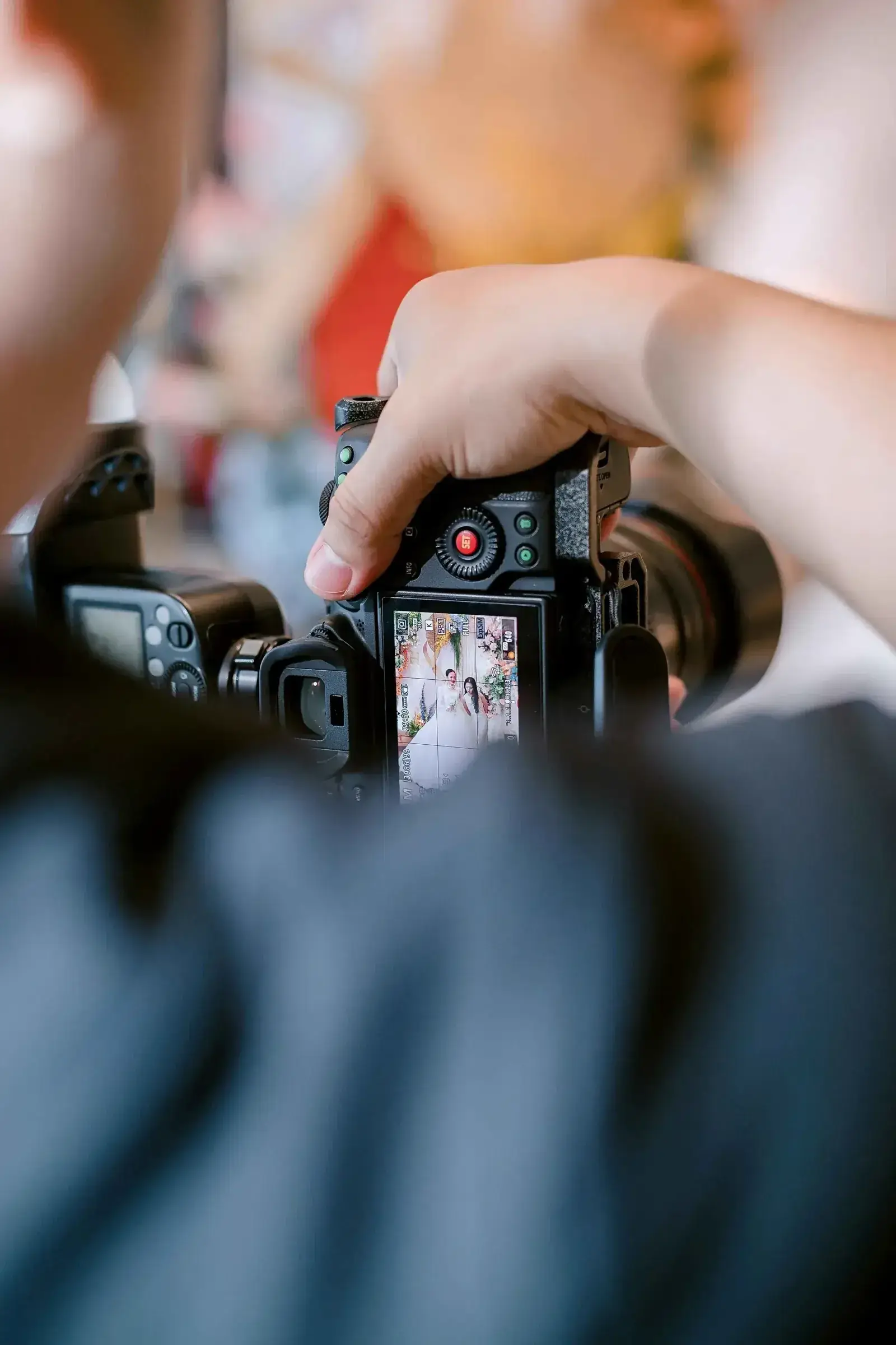 Kabita Studio photographer preparing a shoot